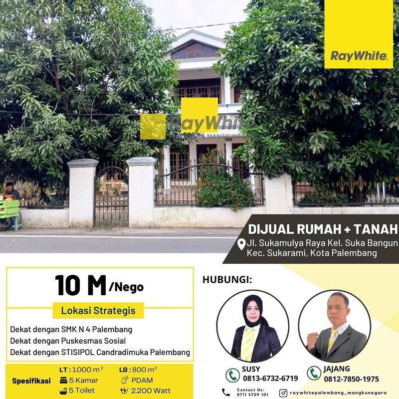 Rumah Dijual di Kota Palembang 