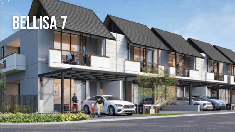 Rumah di Cluster Terbaru Bintaro Jaya Botanica Bellisa 2 Lantai 4 BR Free AJB BPHTB