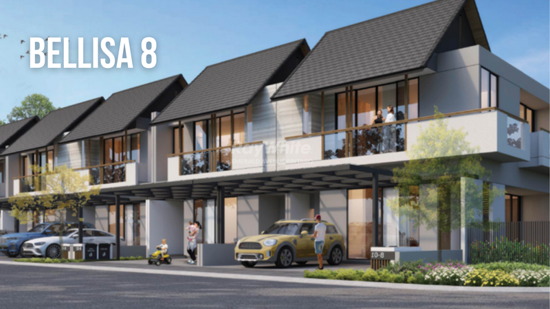 Rumah di Cluster Terbaru Bintaro Jaya Botanica Bellisa 2 Lantai 4 BR Free AJB BPHTB