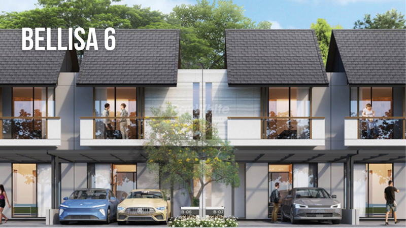 Rumah di Cluster Terbaru Bintaro Jaya Botanica Bellisa 2 Lantai 4 BR Free AJB BPHTB