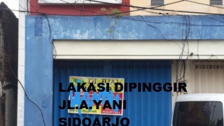 Ruko Dijual Sidoarjo Jl A Yani Gedangan Dekat Depo Bangunan
