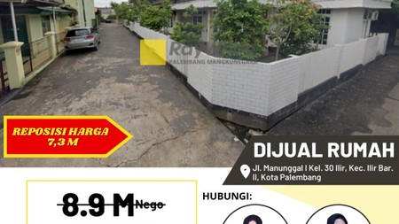 Rumah Dijual di Tengah kota Palembang 