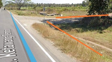 Tanah Pekarangan Strategis Jl. Daendels Purworejo - Luas 5.100 Meter Persegi Cocok untuk Investasi & Usaha, Nampurejo, Purwodadi, Purworejo
