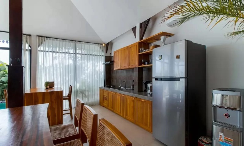 For Sale Leasehold - White villa joglo style with rice field views  in  Canggu - Bali