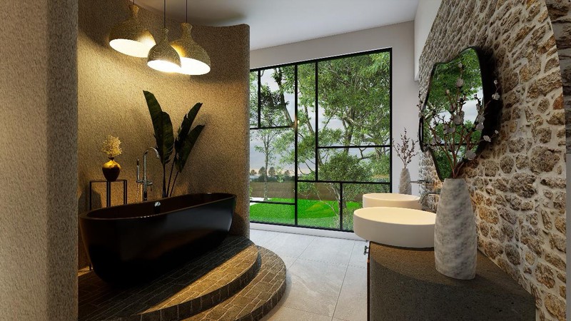 Freehold - 3-Bedroom Villa with Rooftop Terrace in Nusa Dua, Bali