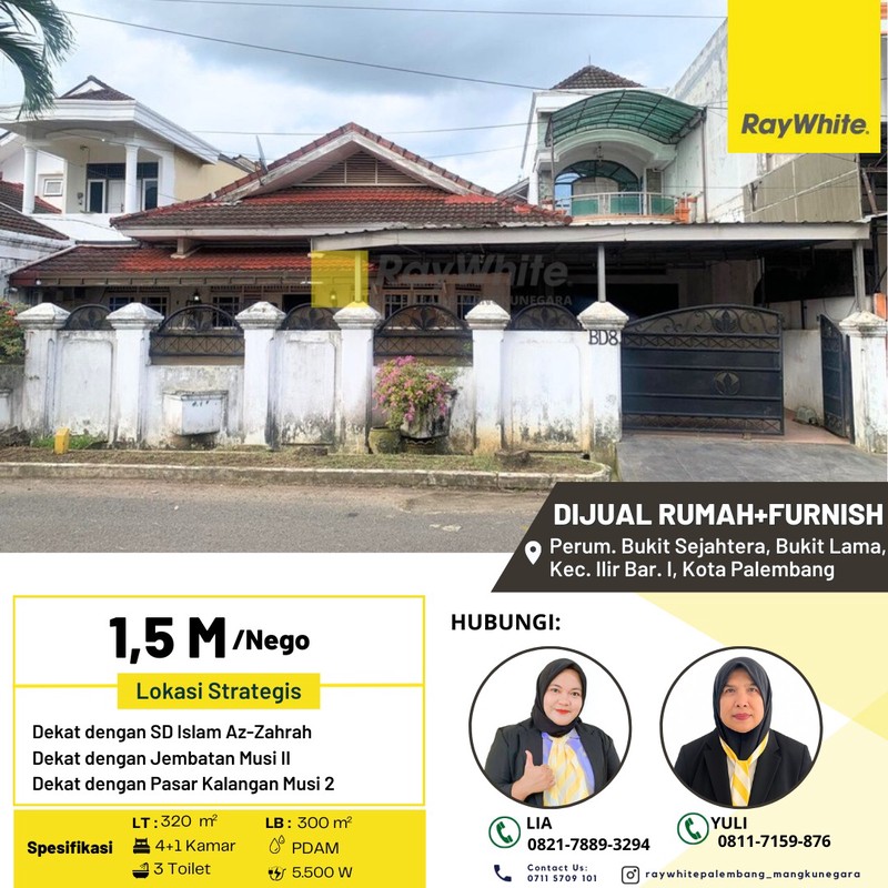 RUMAH JUAL TENGAH KOTA PALEMBANG 