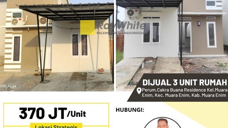 3 Rumah Komersil di Muara Enim