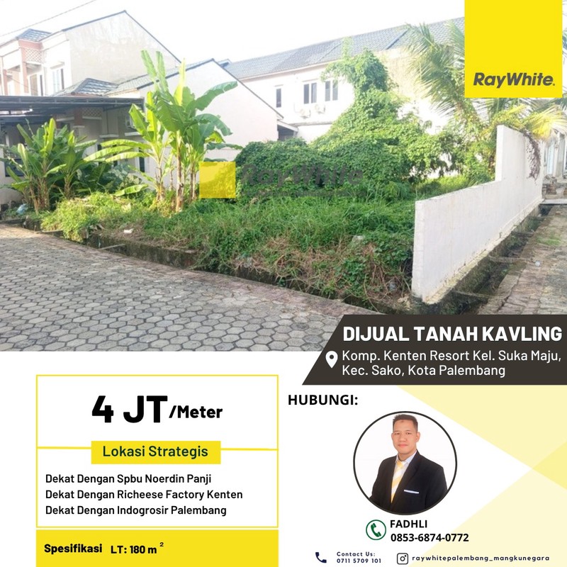 Tanah Kavling di Kenten Resort