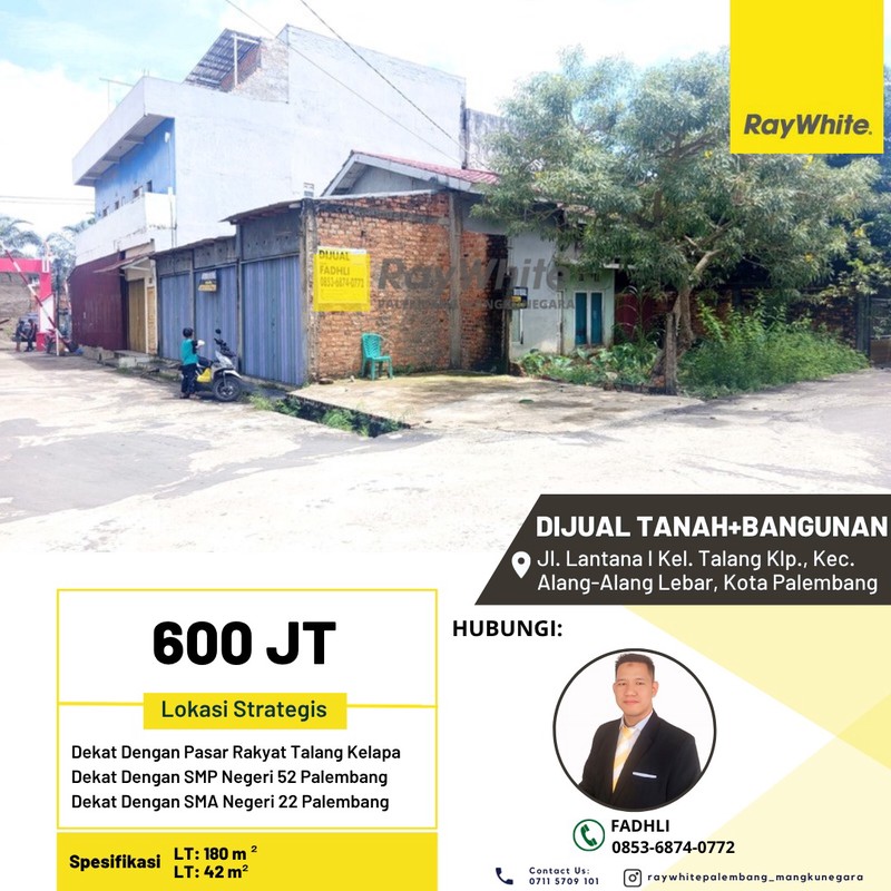 Tanah dan Bangunan di Komplek Lantana 