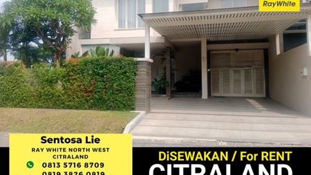 Disewakan Rumah Raffles Garden Citraland Full Furnished Modern Dekat Sekolah Ciputra, Gwalk Citraland Surabaya Barat