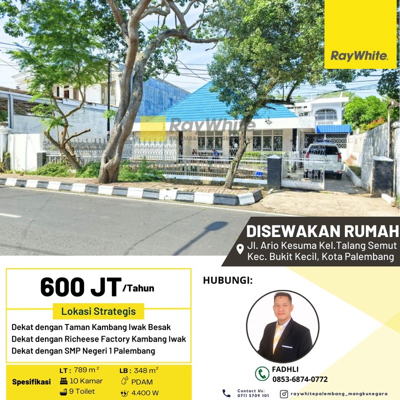 Rumah Disewakan di Kambang Iwak