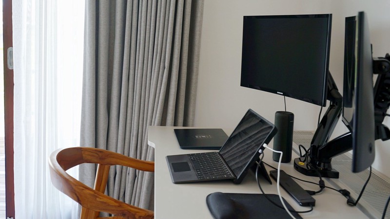 For Sale Leasehold - White villa joglo style with rice field views in Canggu - Bali