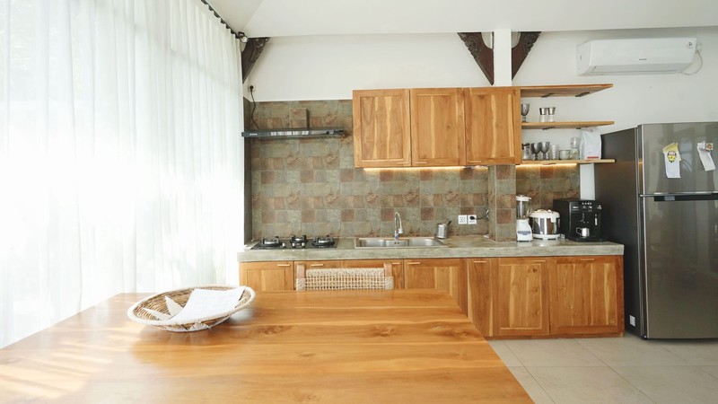 For Sale Leasehold - White villa joglo style with rice field views in Canggu - Bali