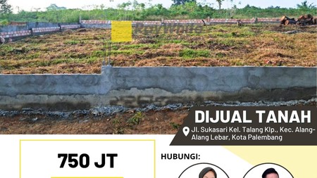 TANAH JUAL KOTA PALEMBANG 