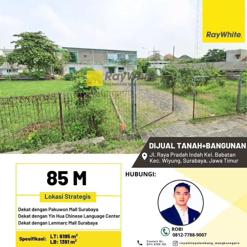 DIJUAL TANAH DAN BANGUNAN