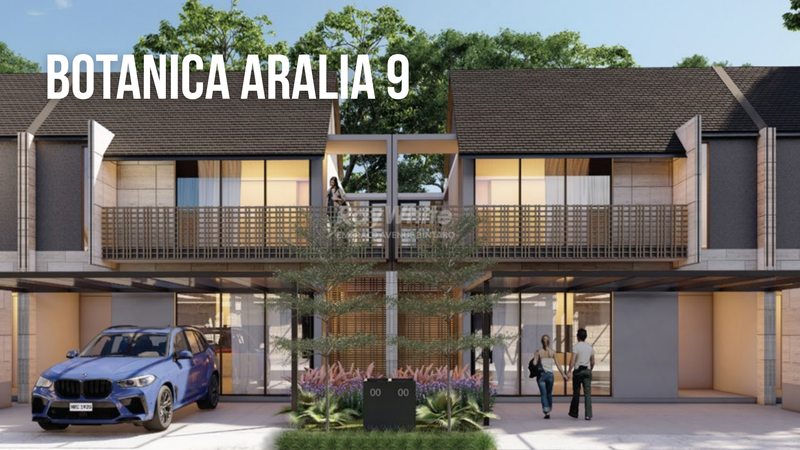 Rumah Hook Brand New Siap Huni 2 Lantai Lokasi Strategis dekat Tol di Kawasan Premium Bintaro - Botanica Aralia Tipe 9