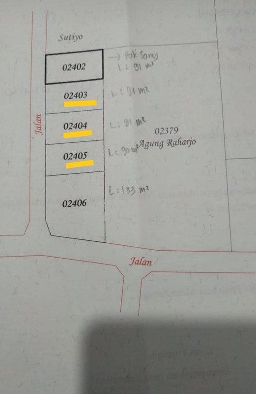 Tanah kapling dekat candi  Prambanan Klaten jawa tengah