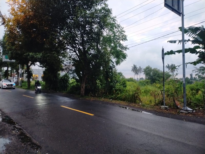 Dijual Tanah Strategis 1.879 Meter Persegi di Jalan Raya Cangkringan Dekat Kantor Kecamatan Pakem Sleman