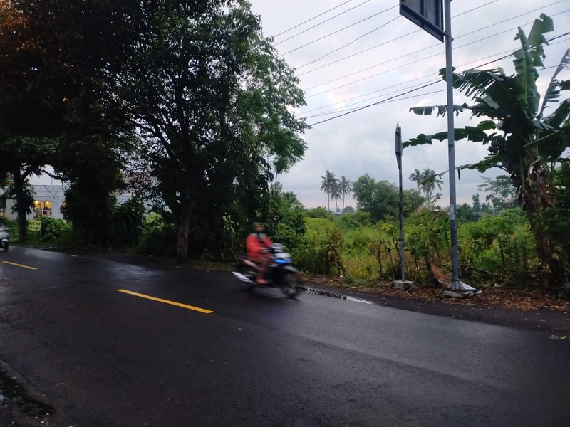 Dijual Tanah Strategis 1.879 Meter Persegi di Jalan Raya Cangkringan Dekat Kantor Kecamatan Pakem Sleman