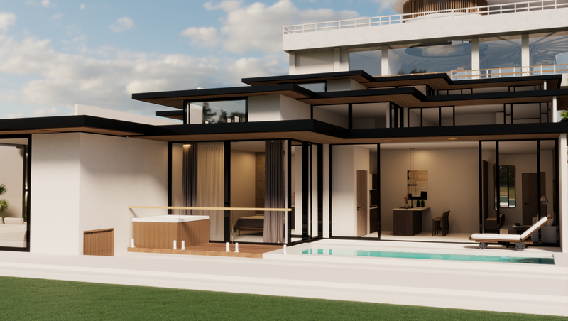 Leasehold - Prime Ubud Investment, 2-Bedroom Duplex Villa with Pool & Panoramic Views, Ubud, Bali