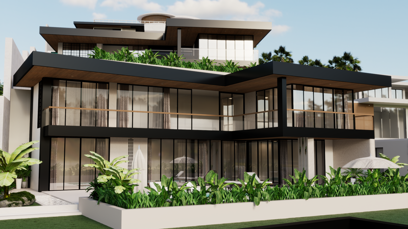 Leasehold - Prime Ubud Investment, 3-Bedroom Duplex Villa with Pool & Panoramic Views, Ubud, Bali