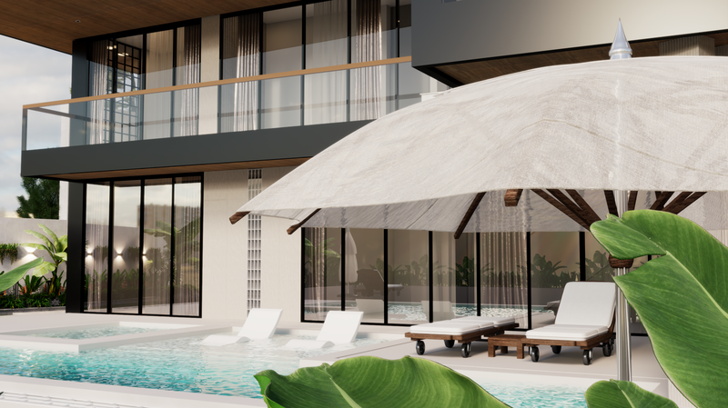 Leasehold - Prime Ubud Investment, 3-Bedroom Duplex Villa with Pool & Panoramic Views, Ubud, Bali