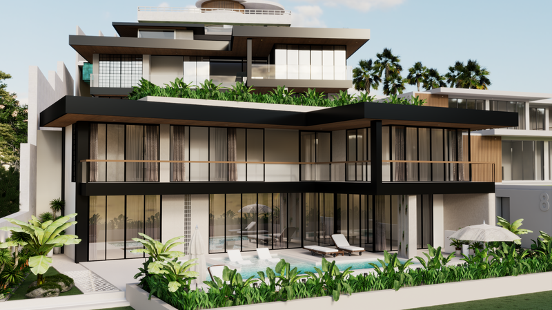 Leasehold - Prime Ubud Investment, 3-Bedroom Duplex Villa with Pool & Panoramic Views, Ubud, Bali