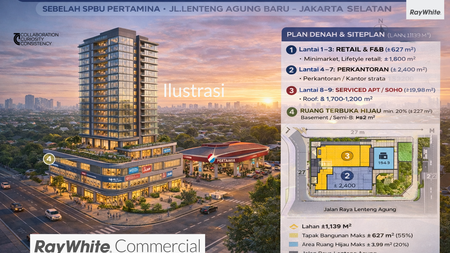 Properti Komersial Premium di Lenteng Agung Raya 
