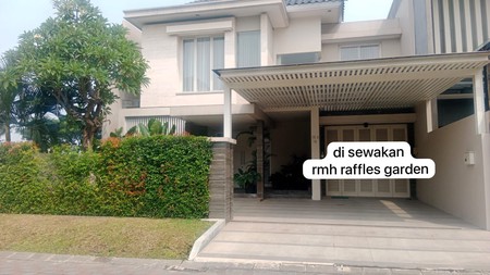 Disewakan Rumah di Raffles Garden Citraland Utama Surabaya Barat