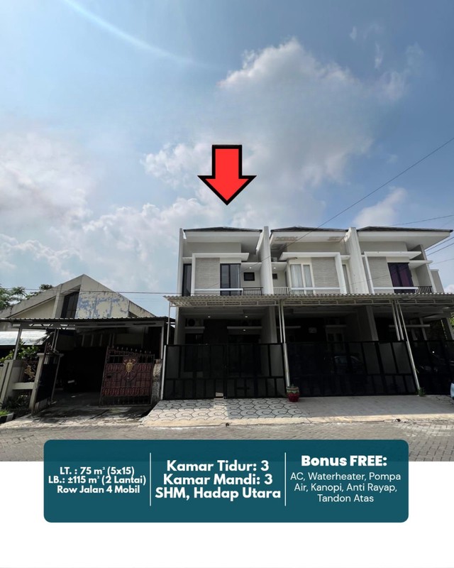 JUAL RUMAH MINIMALIST DI KUTISARI INDAH UTARA 