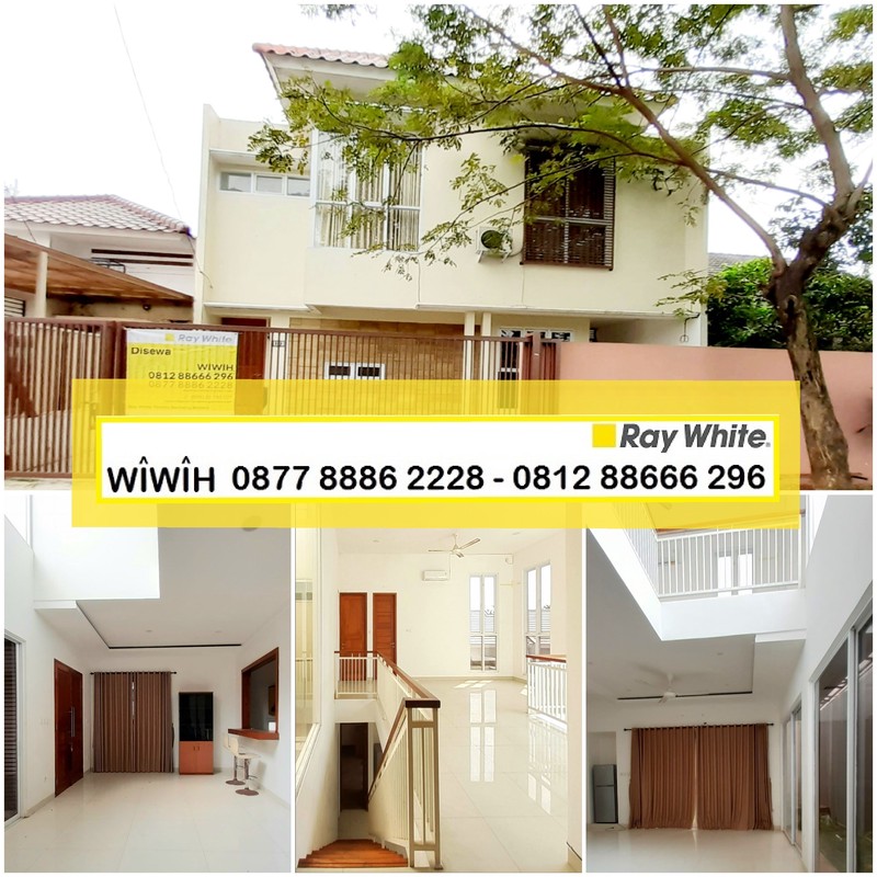 Rumah Cantiq Minimalis Luas 180m Harga 100Jt/Thn nego di Plumeria Residence Bintaro Jaya
