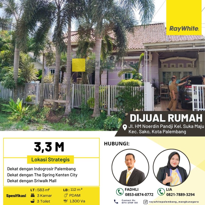 RUMAH JUAL MURAH KOTA PALEMBANG 