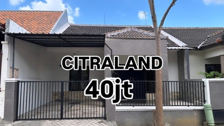 Disewakan rumah TPR Citraland Surabaya Barat 