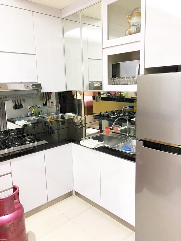 Disewa apartemen strategis tengah kota siap huni furnish tinggal bawa koper marigold tower 2 nava park bsd city tangerang selatan banten