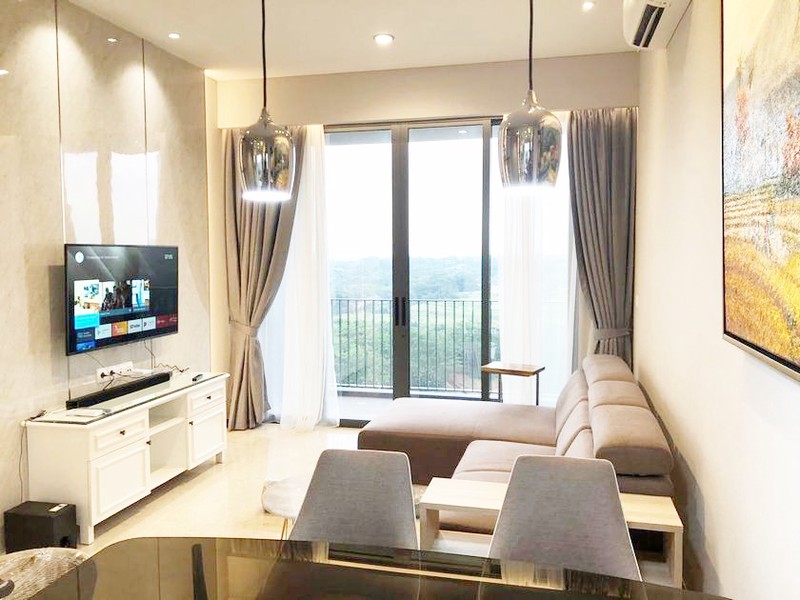 Disewa apartemen strategis tengah kota siap huni furnish tinggal bawa koper marigold tower 2 nava park bsd city tangerang selatan banten