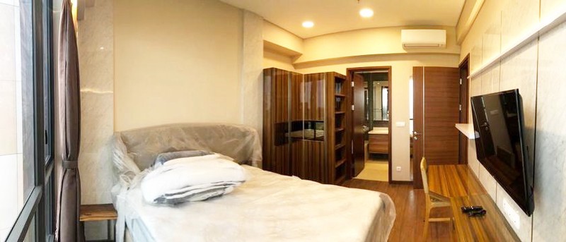 Disewa apartemen strategis tengah kota siap huni furnish tinggal bawa koper marigold tower 2 nava park bsd city tangerang selatan banten