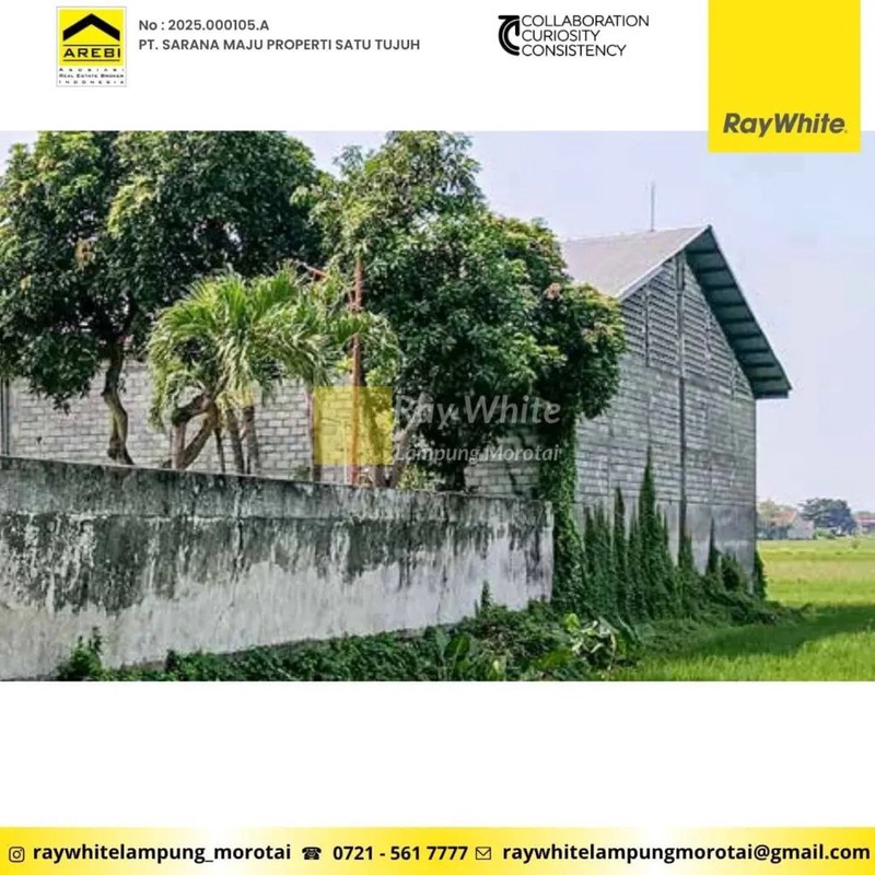 Dijual Gudang di Desa Gambiran, Mojoagung, Jombang, Jawa Timur