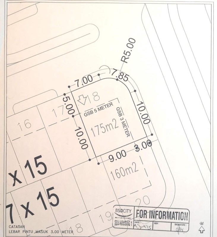 Kavling dengan Fengshui jalan menanjak di THE GREEN ROYAL BLOSSOM