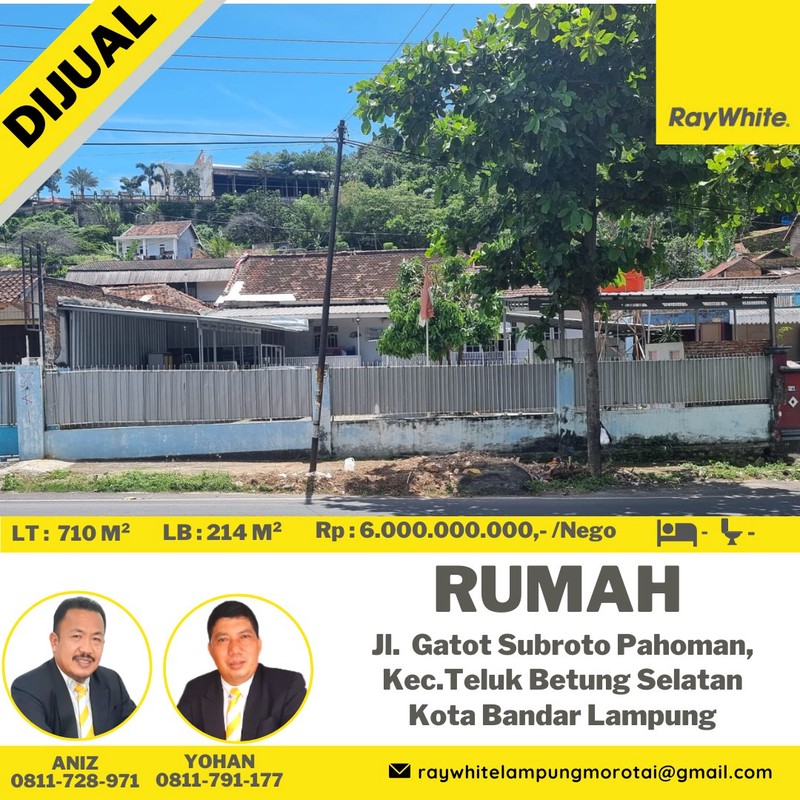 rumah murah pahoman tanjung karang pusat