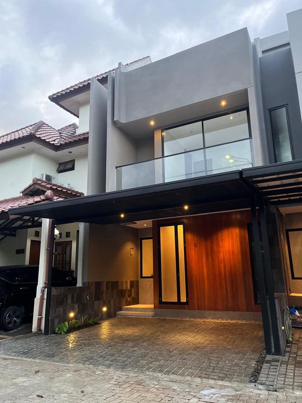 Dijual Rumah Modern Kontemporer 3 Lt Di Bali View Cirendeu (dkt Mrt Lebak Bulus )