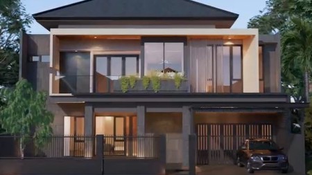 Dijual cepat rumah design interior di puspita loka bsd city