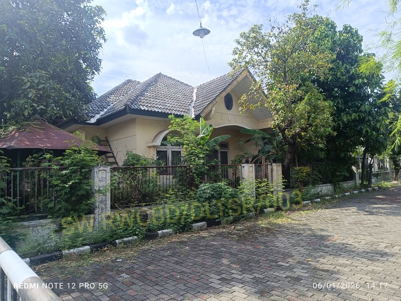 Dijual Murah Rumah Hitung Tanah Luas dan Strategis di Deltasari Sidoarjo Dekat Bandara Juanda, Bundaran Waru, Tol Waru, dan SIER