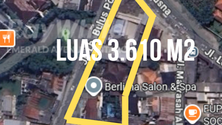 Lahan Komersial 3.610 m2 di Jalan Raya Lebak Bulus, Hook & SHM