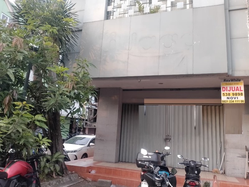 Dijual ruko sangat strategis lokasi boulevard 5m ke jalan pahlawan seribu posisi hook, ruko golden boulevard bsd city