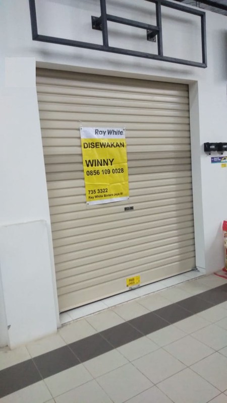 Disewakan Kios FreshMarket sektor 7 di Bintaro