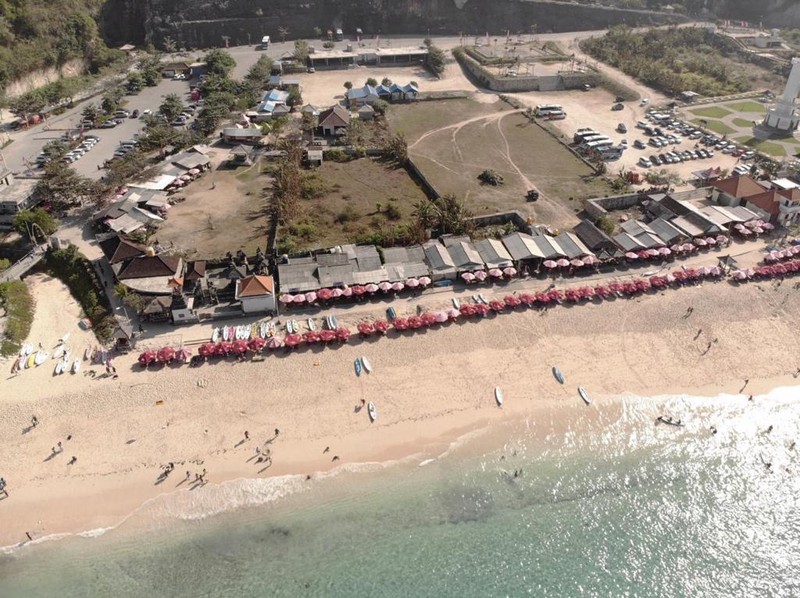 For Sale Freehold land 4.800 sqm2  beach front with white sand and crystal-clear water Pandawa beach  - Bali