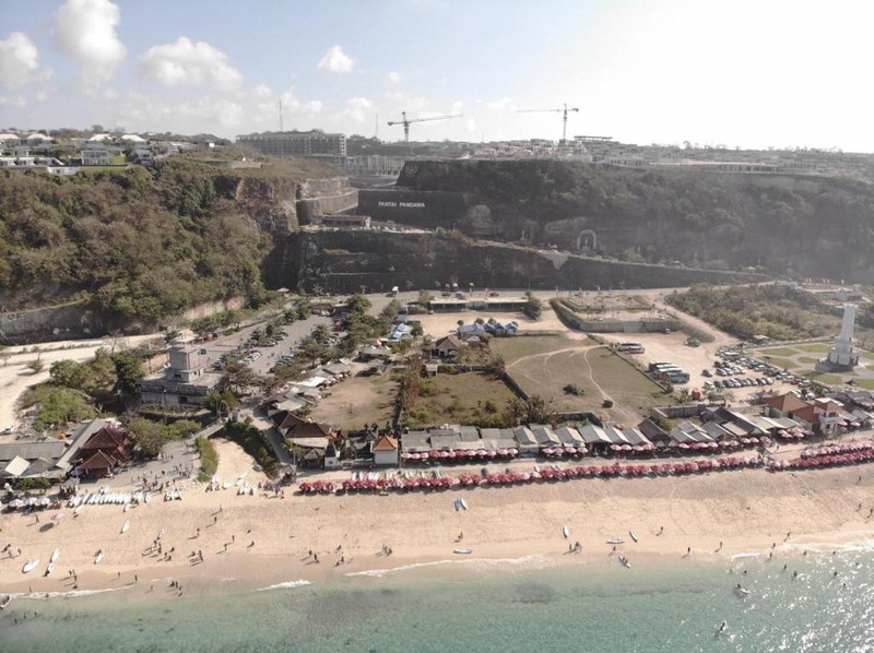 For Sale Freehold land 4.800 sqm2  beach front with white sand and crystal-clear water Pandawa beach  - Bali