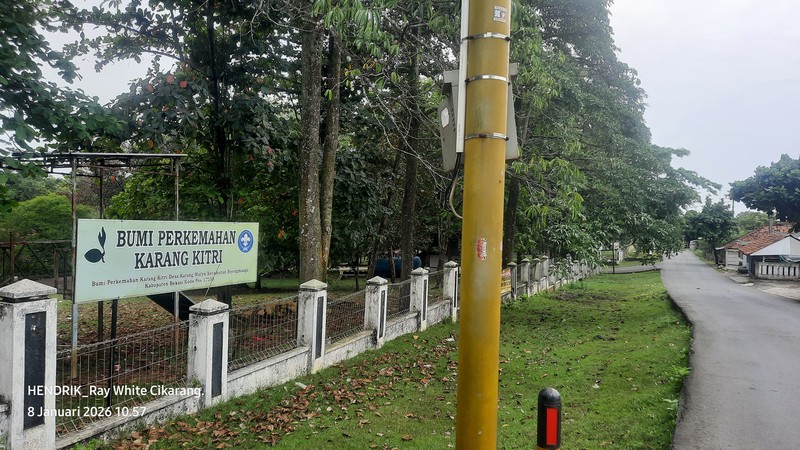 TANAH SIAP BANGUN DI ZONA KUNING DI BOJONG MANGU KARANG MULYA KABUPATEN BEKASI DEKAT PINTU TOLL JAPEK 2 DAN GIIC