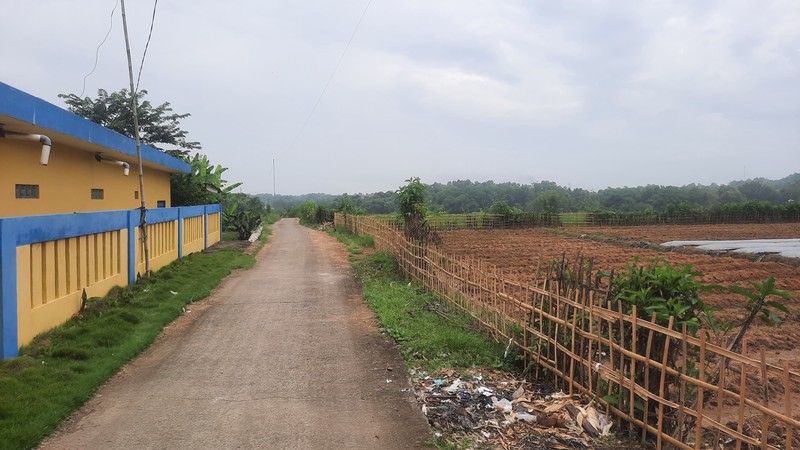 TANAH SIAP BANGUN DI ZONA KUNING DI BOJONG MANGU KARANG MULYA KABUPATEN BEKASI DEKAT PINTU TOLL JAPEK 2 DAN GIIC