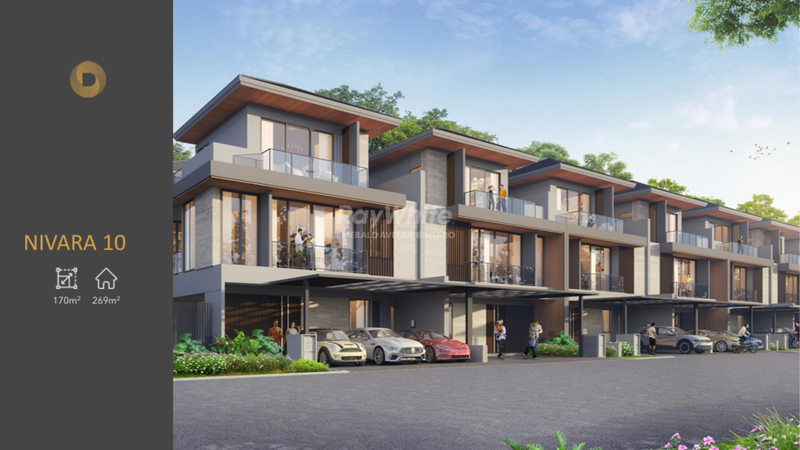 Rumah Baru 3 Lantai di Nivara Dharmawangsa - Semua Kamar Ensuite